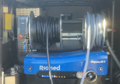Machine professionnelle de débouchage haute pression pour égouts à Bruxelles